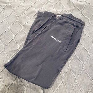 Alphalete premium charcoal grey joggers
